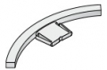 Запасной сегмент упорного кольца MLC 40-110 для стояков - фото 1